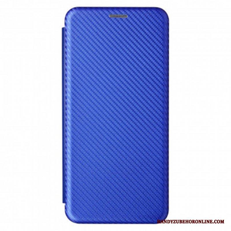 Folio-fodral Xiaomi Redmi Note 10 Pro Läderfodral Kolfiber Med Stödring