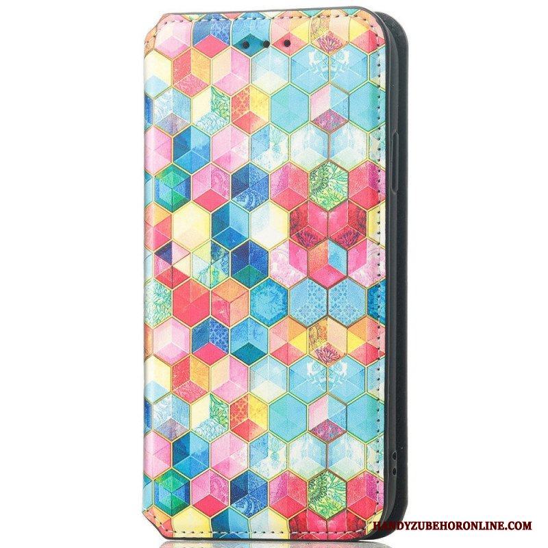 Folio-fodral Xiaomi Redmi Note 11 / 11S Läderfodral Caseneo Rfid-design