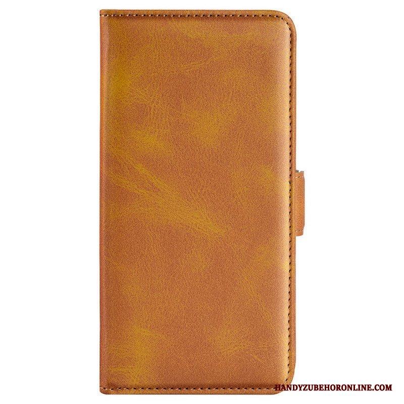 Folio-fodral Xiaomi Redmi Note 11 / 11S Läderfodral Dubbel Klaff