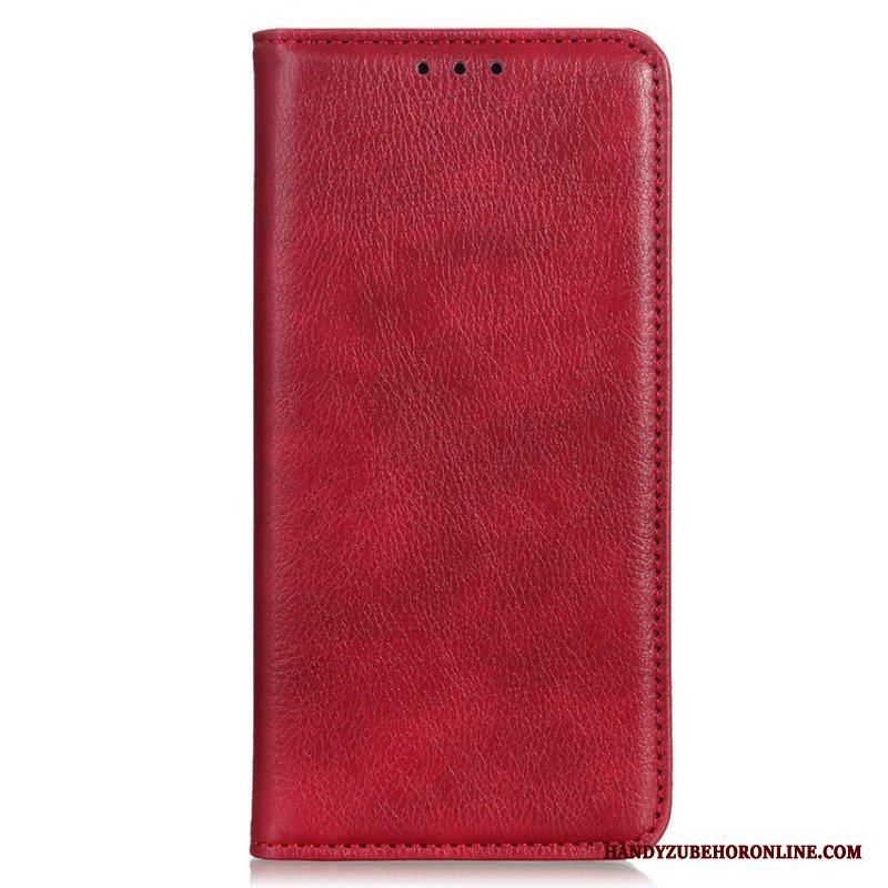 Folio-fodral Xiaomi Redmi Note 11 Pro Plus 5G Läderfodral Matt Split Läder