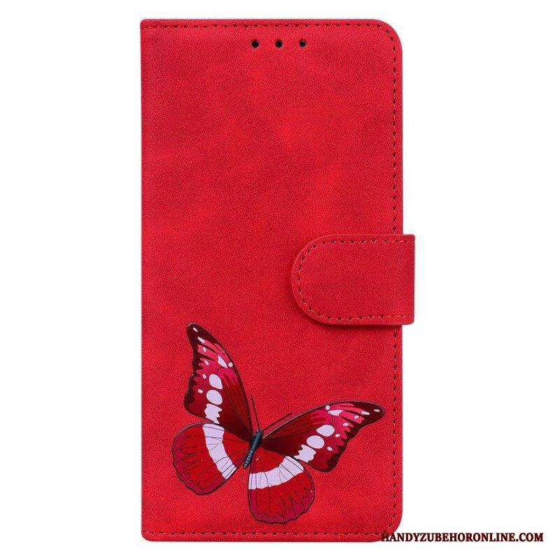 Folio-fodral Xiaomi Redmi Note 12 4G Fjärilsdesign