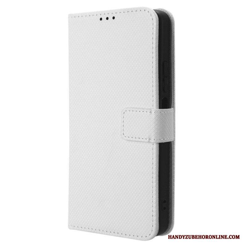 Folio-fodral Xiaomi Redmi Note 12 4G Med Kedjar Snyggt Strappy Konstläder