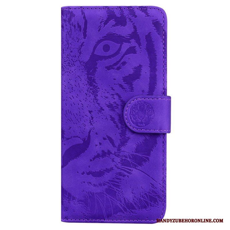 Folio-fodral Xiaomi Redmi Note 12 5G Tiger Fotavtryck