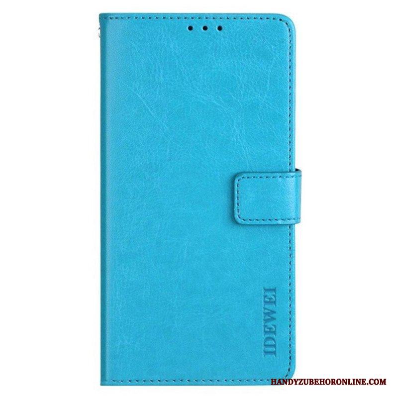 Folio-fodral Xiaomi Redmi Note 12 Pro Läderimitation Idewei