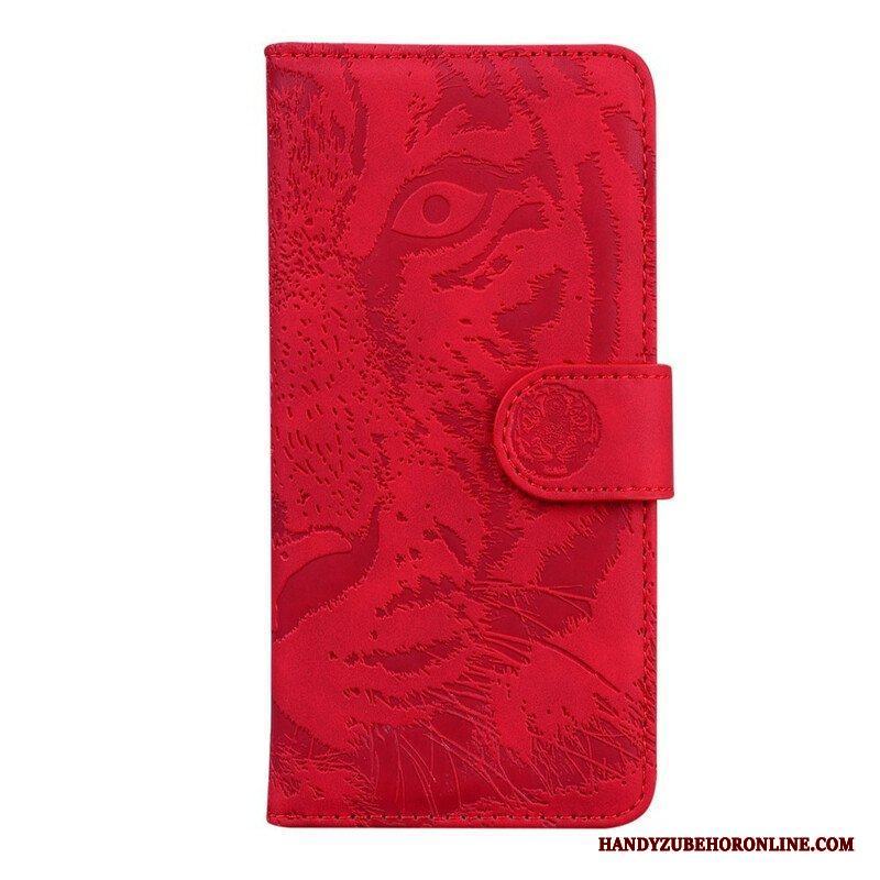 Folio-fodral iPhone 13 Pro Tiger Face Print