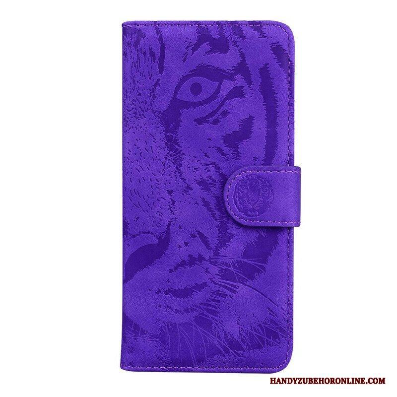Folio-fodral iPhone 13 Pro Tiger Face Print