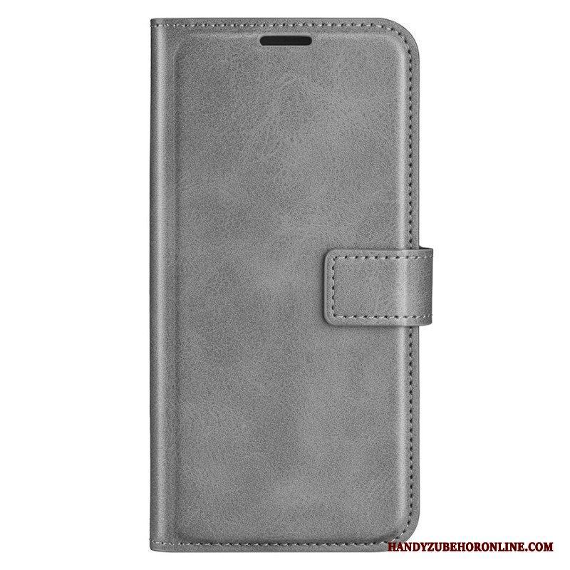 Folio-fodral iPhone 15 Läderstil