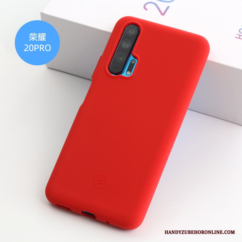 Honor 20 Pro Duk Mjuk Läder Skal Telefon Fallskydd All Inclusive Glidskydds