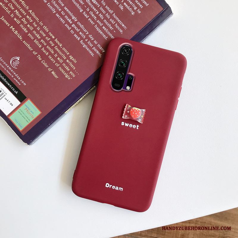 Honor 20 Pro Enkel Godis Skal Telefon Net Red Mini Kyla Ungdom