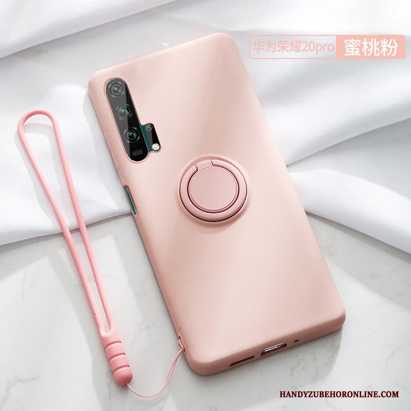 Honor 20 Pro Magnetic Personlighet Bil Skal Telefon Hängsmycken Nubuck Silikon