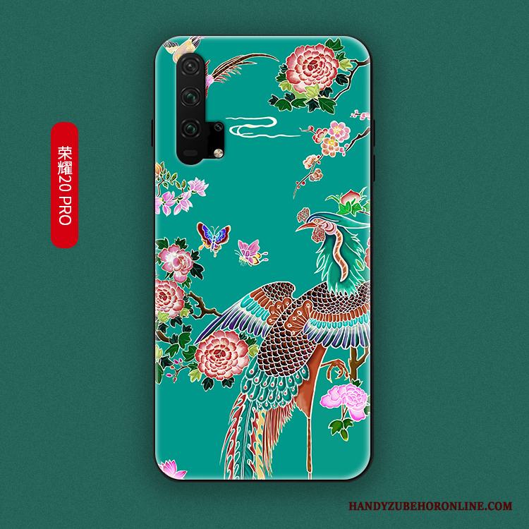 Honor 20 Pro Silikon Net Red Personlighet Skal Telefon Trend Varumärke Mjuk Gul