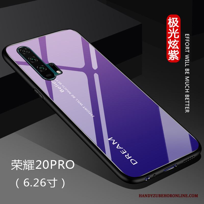 Honor 20 Pro Spegel Skydd All Inclusive Fallskydd Purpur Skal Telefon Gradient