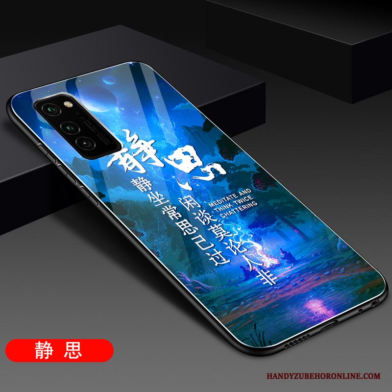 Honor 30 Pro Glas Hög Blå Skal Telefon