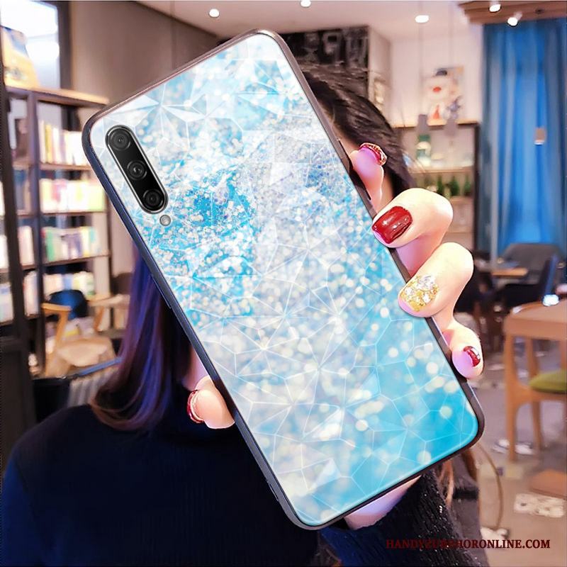 Honor 9x Pro Fodral Purpur All Inclusive Skal Diamantform Mönster Hjärta