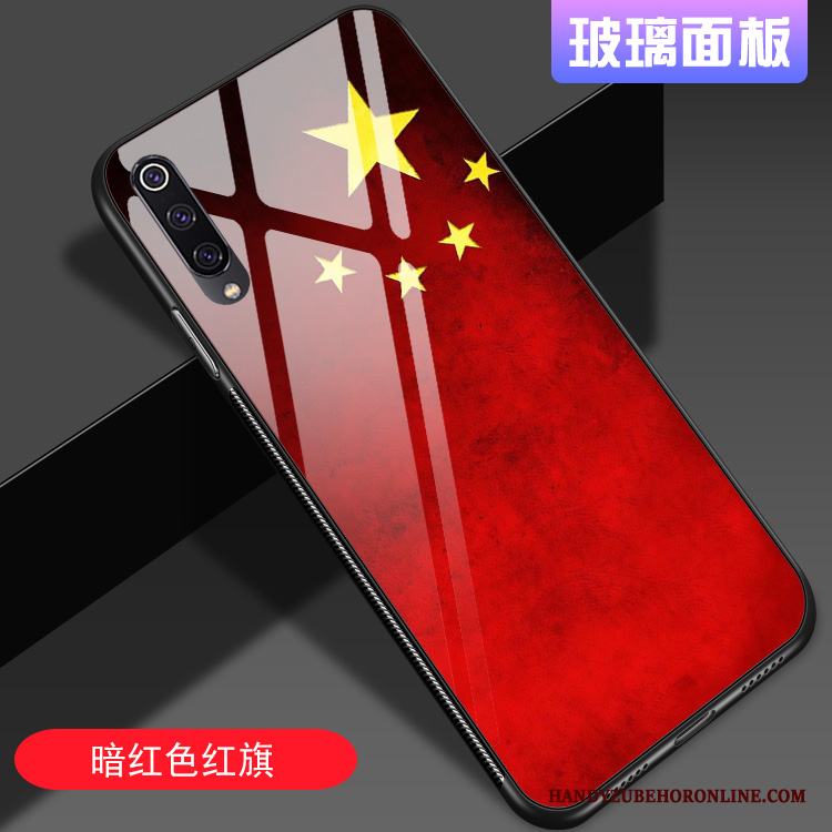 Honor 9x Pro Ny Skydd Röd Glas Skal Telefon Kinesisk Stil Trend