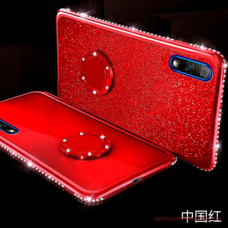 Honor 9x Skal Skydd Support Slim Net Red All Inclusive Fallskydd Mjuk