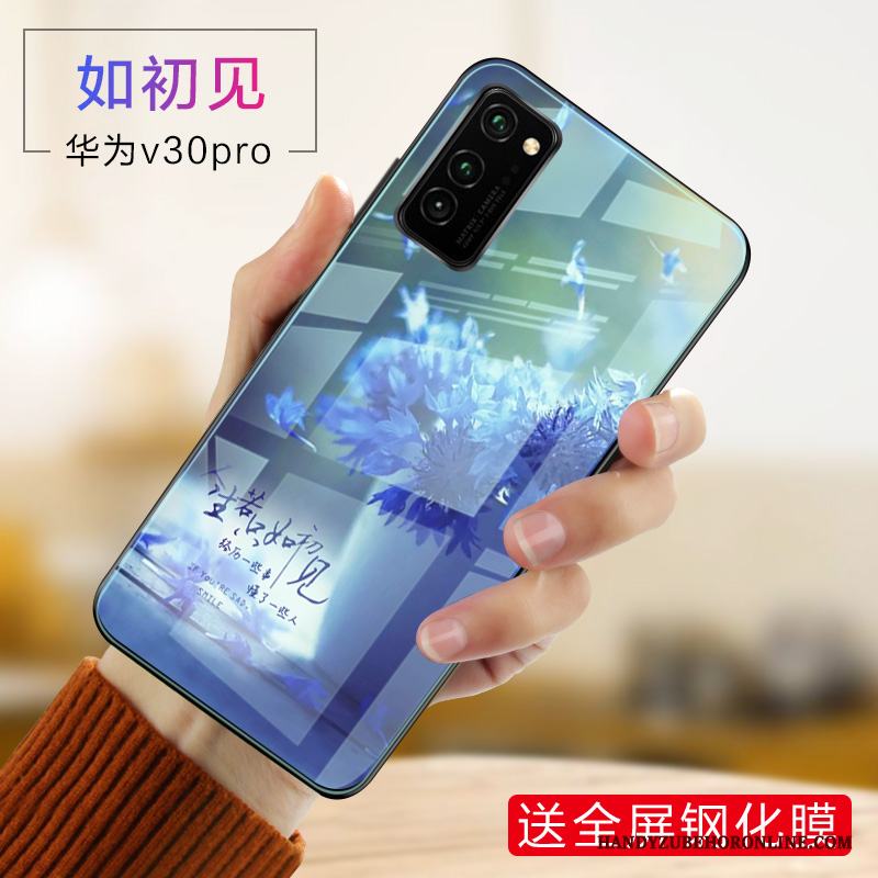 Honor View30 Pro Skal Hård Ny Rosa Personlighet Slim Trend Fodral