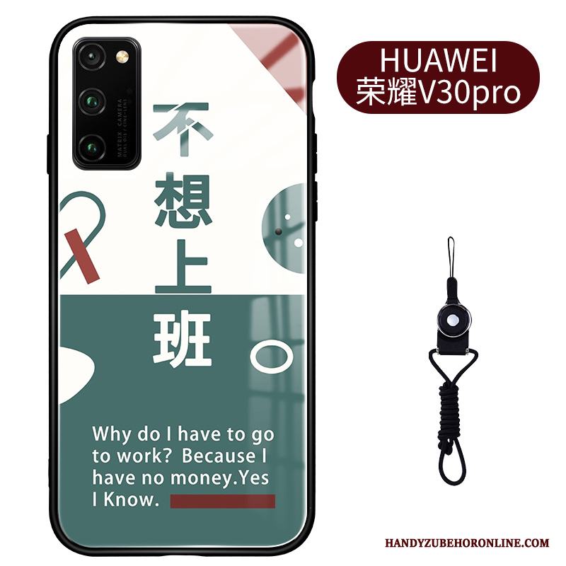 Honor View30 Pro Spegel Arbetskraft Glas All Inclusive Kreativa Skal Telefon Net Red