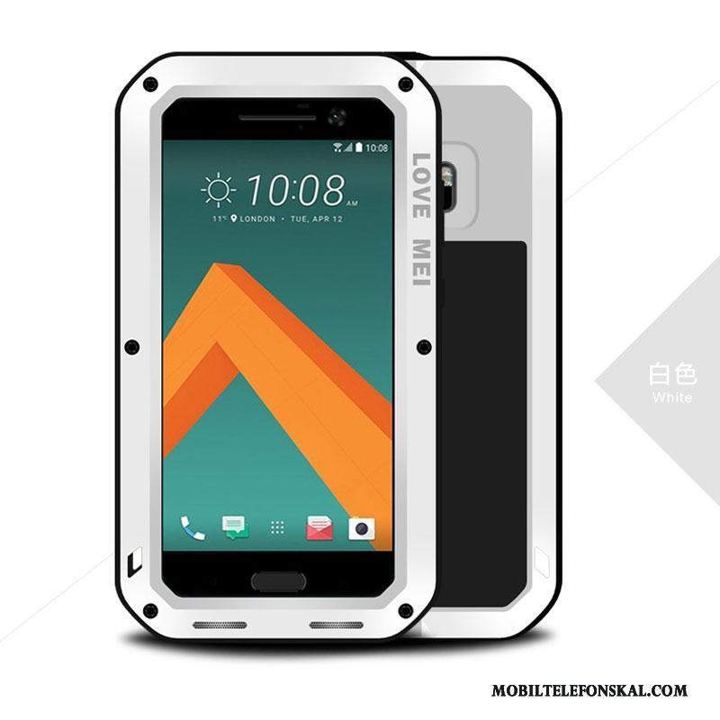 Htc 10 Silikon All Inclusive Fodral Fallskydd Metall Skal Telefon