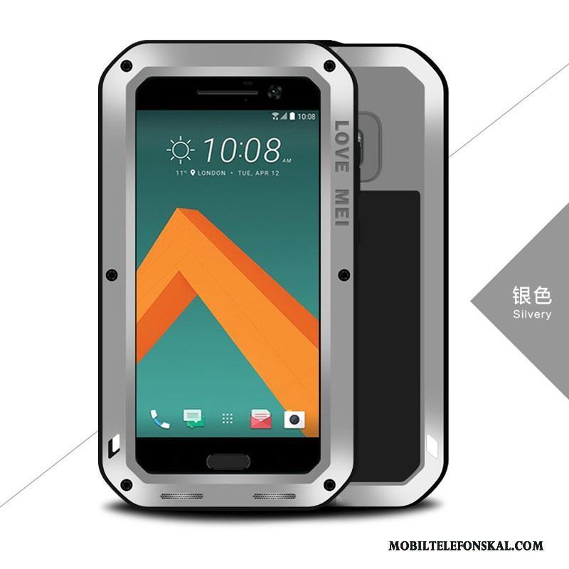 Htc 10 Silikon All Inclusive Fodral Fallskydd Metall Skal Telefon