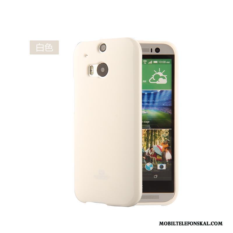 Htc One M8 Gul Mjuk Silikon Skal Telefon Fodral Fallskydd Trend