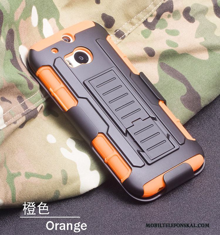 Htc One M8 Personlighet Skal Skydd Purpur Fodral Telefon Armor