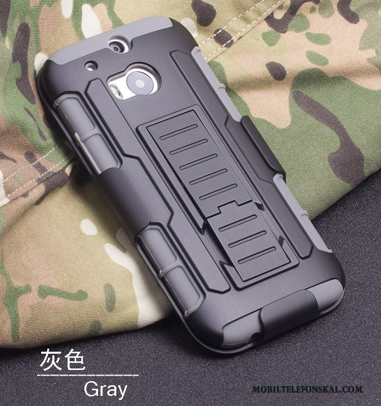 Htc One M8 Personlighet Skal Skydd Purpur Fodral Telefon Armor