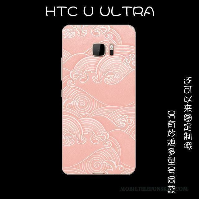 Htc U Ultra Skal Telefon Fallskydd All Inclusive Blå Fodral Silikon Mjuk