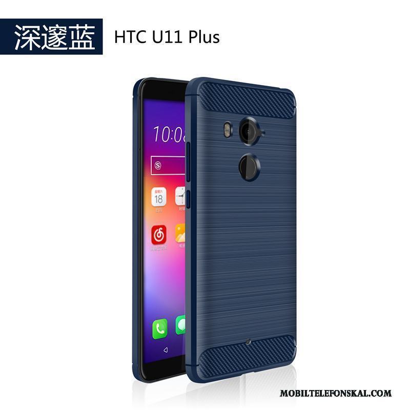 Htc U11+ Fallskydd Grön Skal Telefon Kreativa Mjuk Fodral Silikon