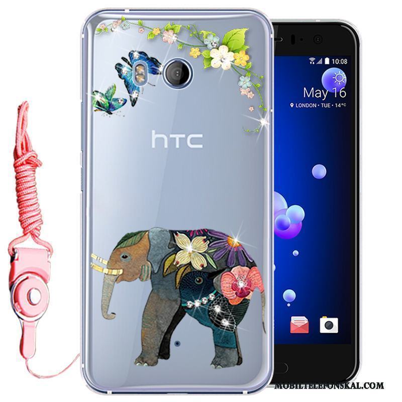 Htc U11 Skal Rosa Mjuk Fodral All Inclusive Silikon Telefon