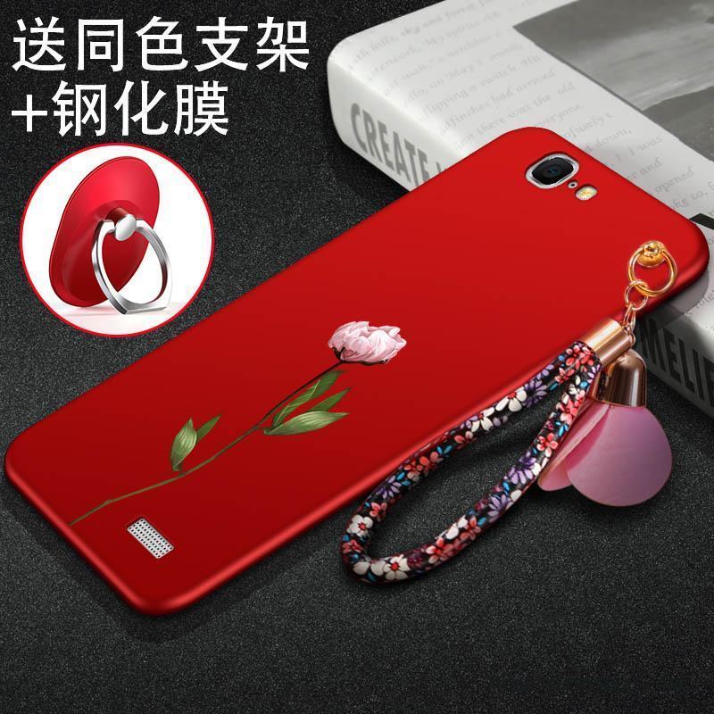 Huawei Ascend G7 Mjuk Fodral Röd All Inclusive Skal Telefon Skydd Silikon