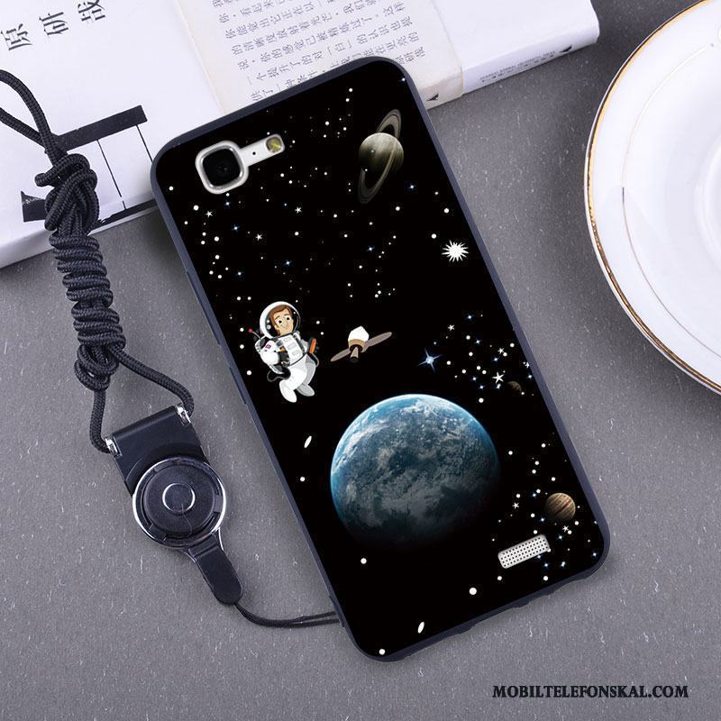 Huawei Ascend G7 Silikon Blå Fallskydd Fodral Skal Telefon