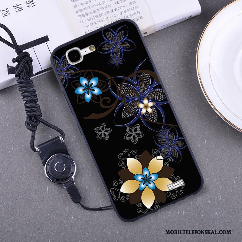 Huawei Ascend G7 Silikon Blå Fallskydd Fodral Skal Telefon