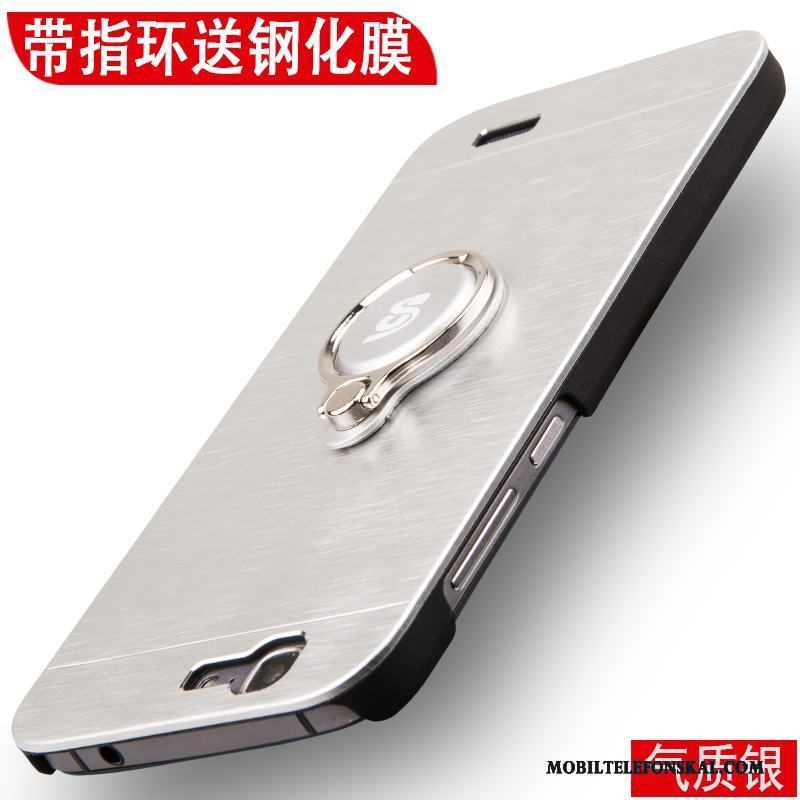 Huawei Ascend G7 Skal Skydd Fodral Telefon Nubuck Fallskydd Rosa