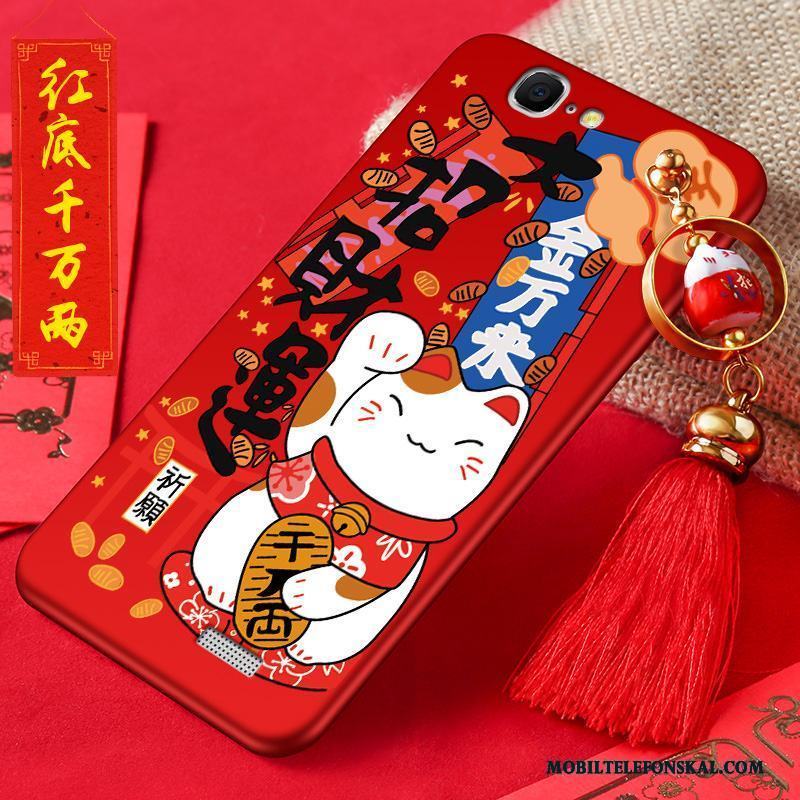 Huawei Ascend G7 Skydd Fallskydd Trend Silikon Röd Ny Skal Telefon