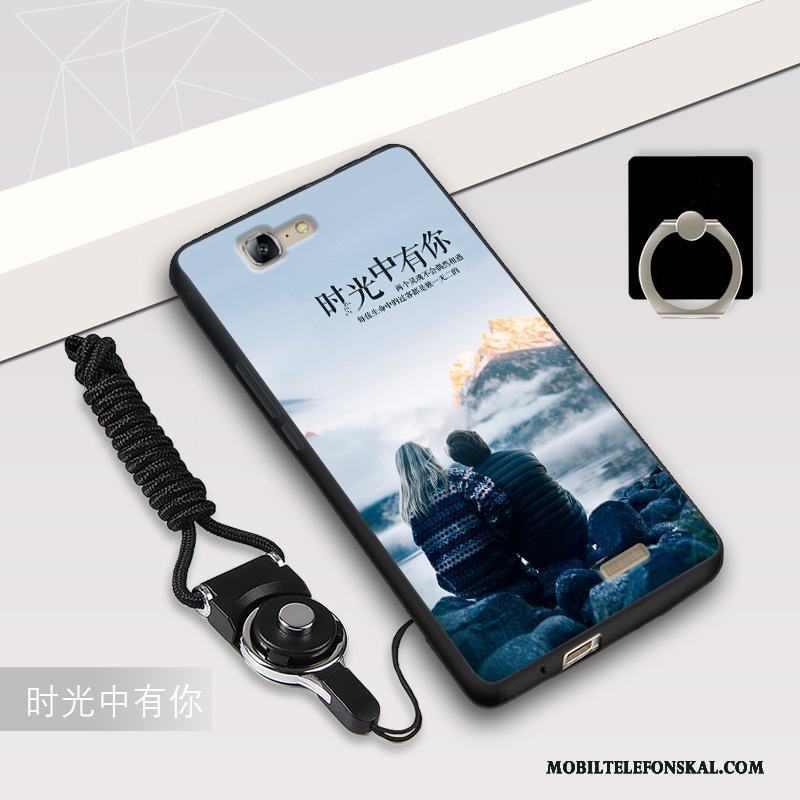 Huawei Ascend G7 Skydd Skal Telefon Nubuck Silikon Mobil Telefon Fodral Kreativa