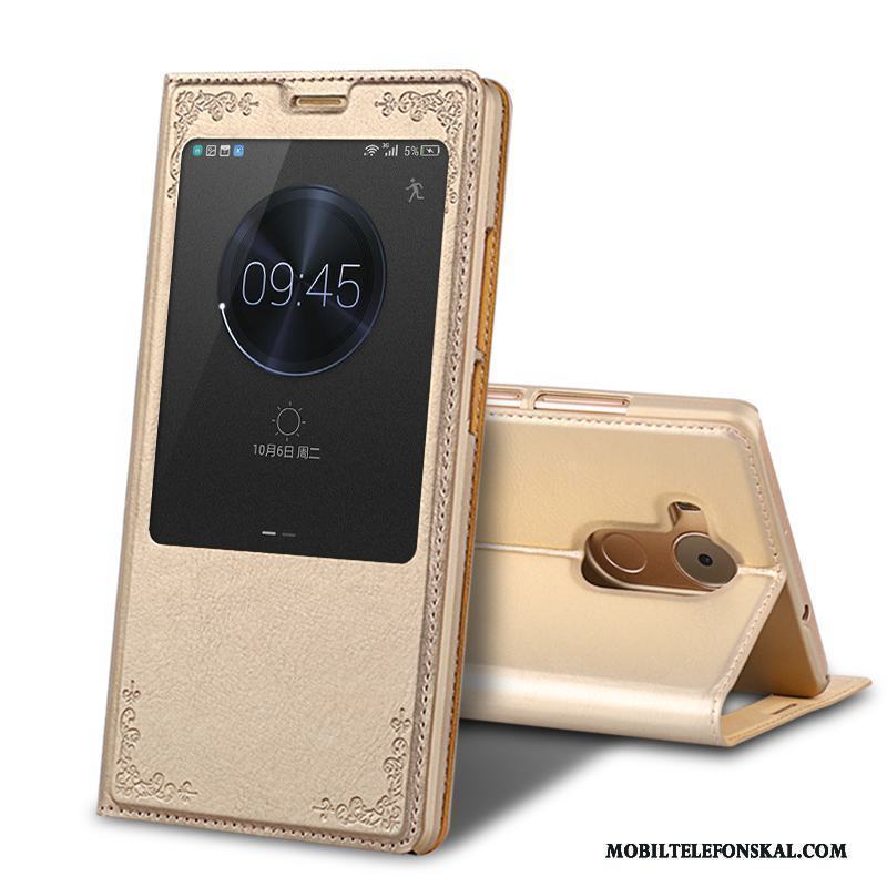 Huawei Ascend Mate 7 Clamshell Mobil Telefon Skydd Skal Telefon Fodral Trend Läderfodral