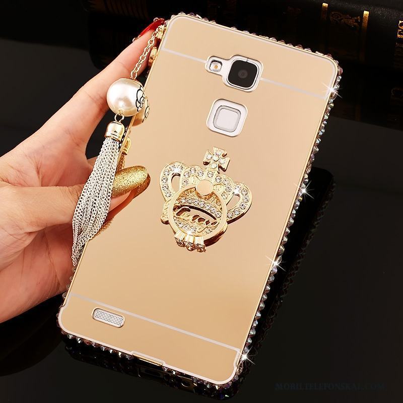 Huawei Ascend Mate 7 Hård Skydd Trend Med Strass Skal Telefon Fodral