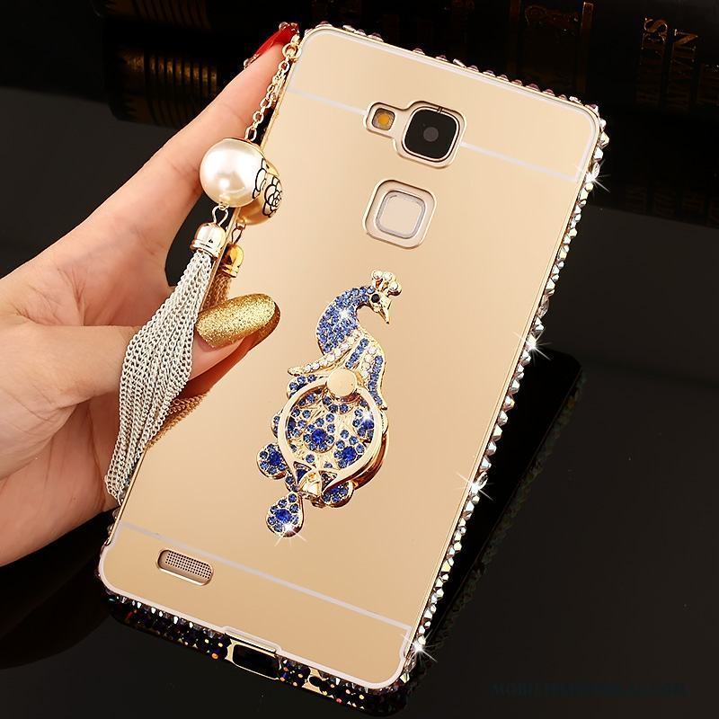 Huawei Ascend Mate 7 Hård Skydd Trend Med Strass Skal Telefon Fodral