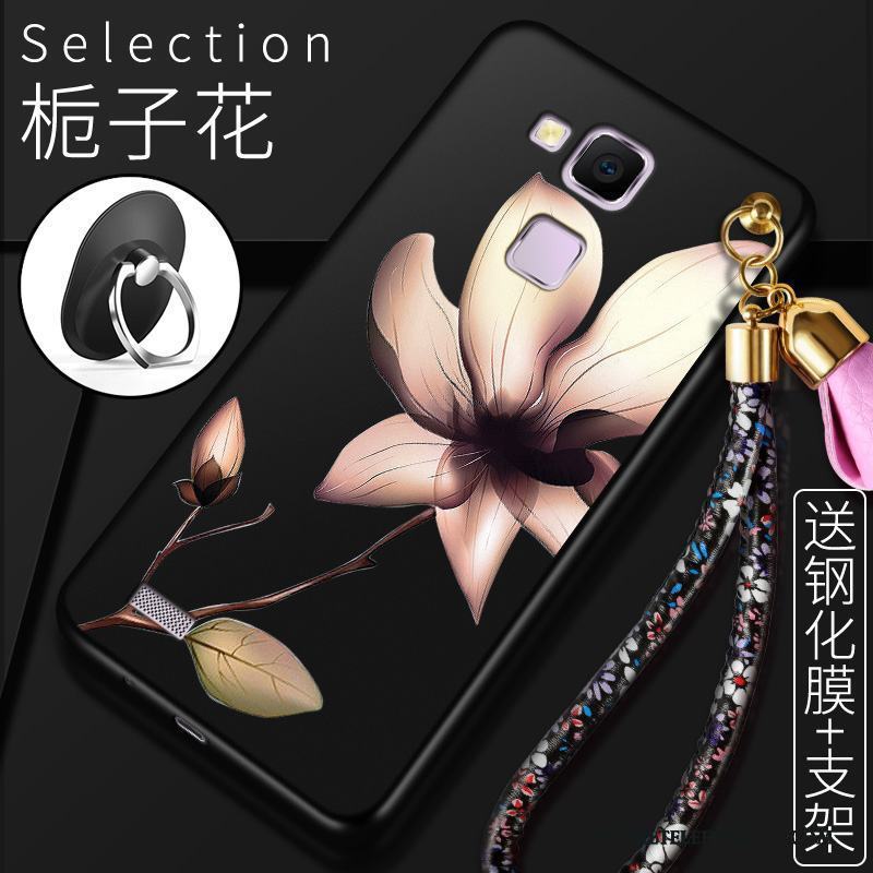 Huawei Ascend Mate 7 Mjuk Skal Svart Skydd Fodral Fallskydd Telefon