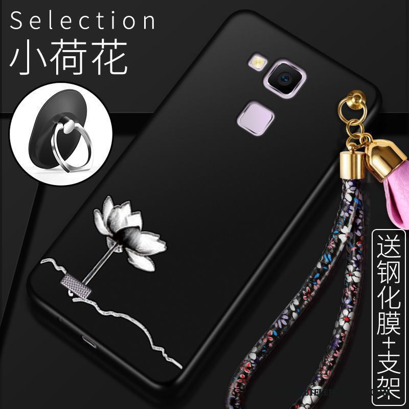 Huawei Ascend Mate 7 Mjuk Skal Svart Skydd Fodral Fallskydd Telefon