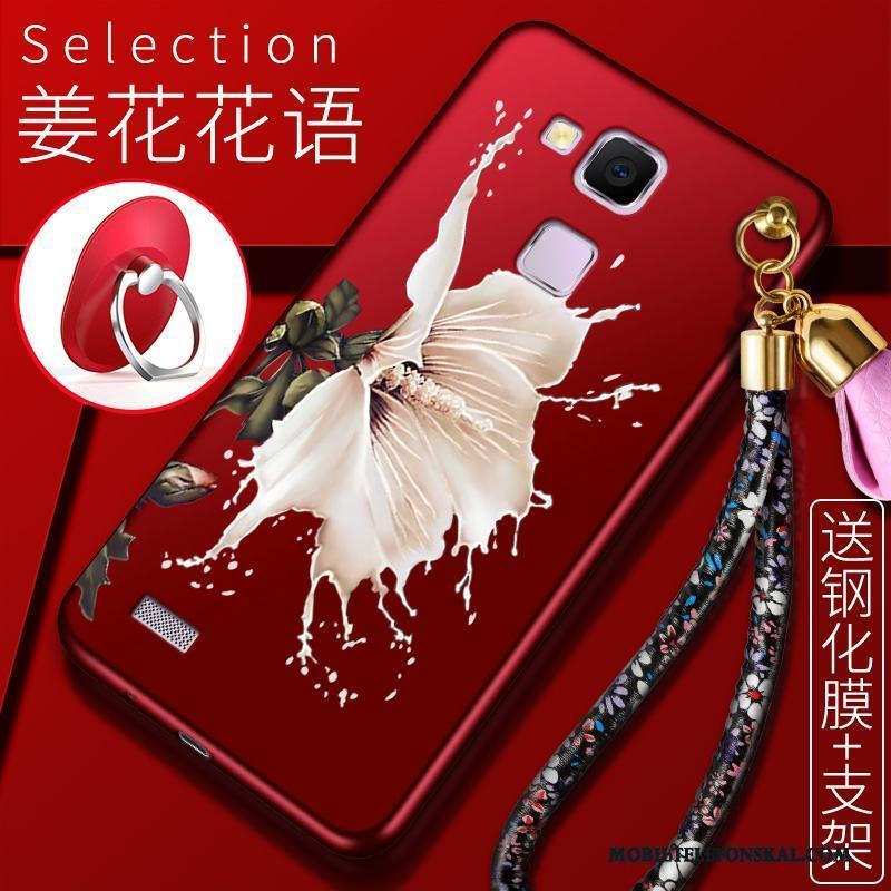 Huawei Ascend Mate 7 Mjuk Skal Svart Skydd Fodral Fallskydd Telefon