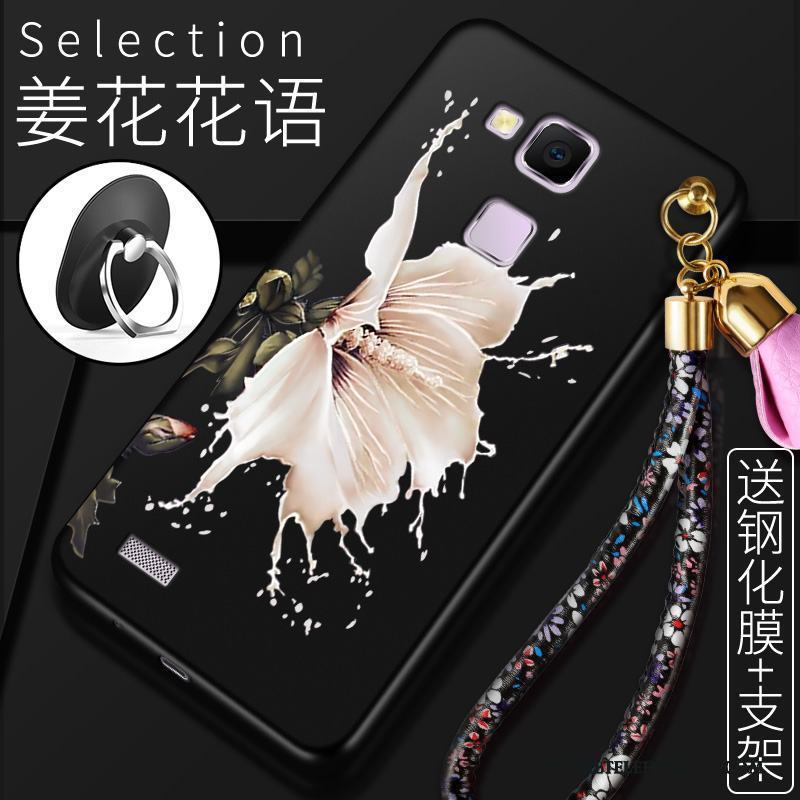Huawei Ascend Mate 7 Mjuk Skal Svart Skydd Fodral Fallskydd Telefon