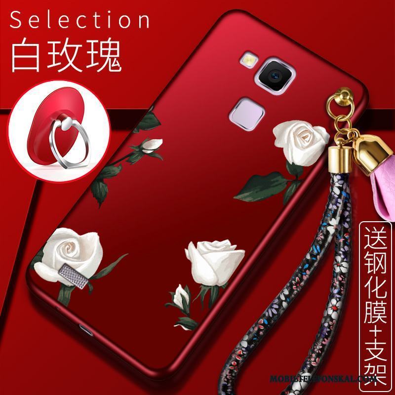 Huawei Ascend Mate 7 Mjuk Skal Svart Skydd Fodral Fallskydd Telefon