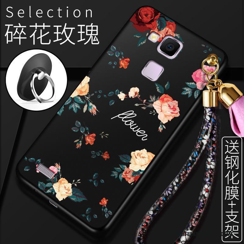 Huawei Ascend Mate 7 Mjuk Skal Svart Skydd Fodral Fallskydd Telefon