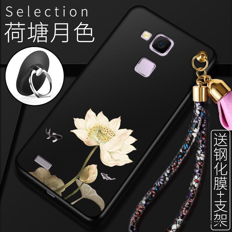 Huawei Ascend Mate 7 Mjuk Skal Svart Skydd Fodral Fallskydd Telefon