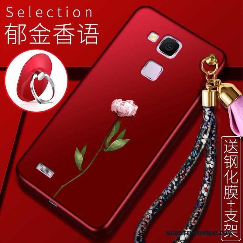 Huawei Ascend Mate 7 Mjuk Skal Svart Skydd Fodral Fallskydd Telefon