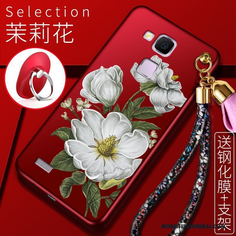 Huawei Ascend Mate 7 Mjuk Skal Svart Skydd Fodral Fallskydd Telefon