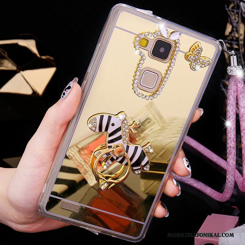 Huawei Ascend Mate 7 Ny Trend Skal Telefon Personlighet Strass Mobil Telefon Guld