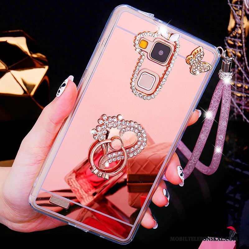 Huawei Ascend Mate 7 Ny Trend Skal Telefon Personlighet Strass Mobil Telefon Guld